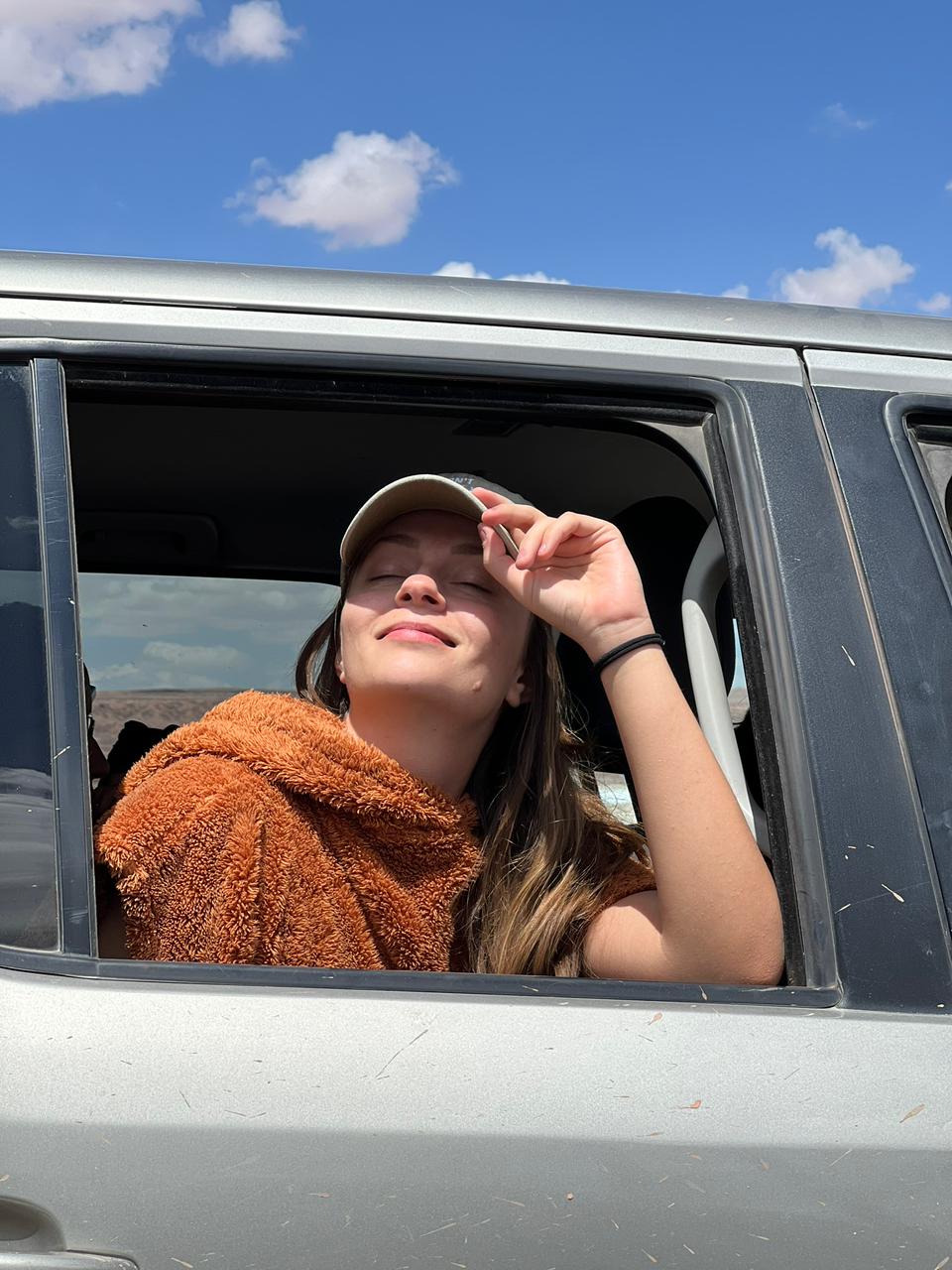 Viajante curtindo o Atacama